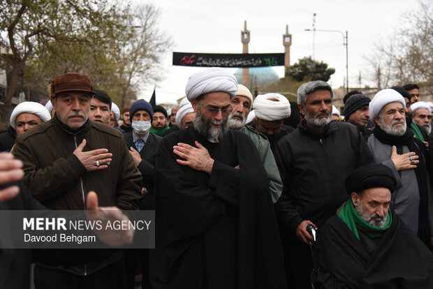دسته عزاداران علوی در مشهد