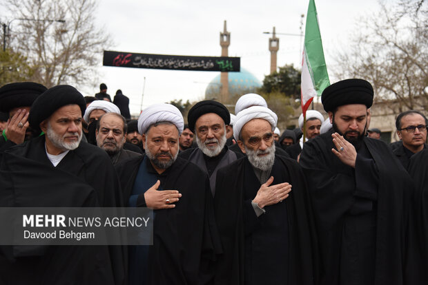 دسته عزاداران علوی در مشهد