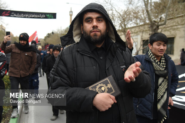 دسته عزاداران علوی در مشهد