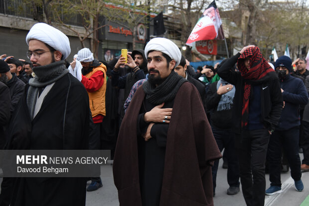 دسته عزاداران علوی در مشهد