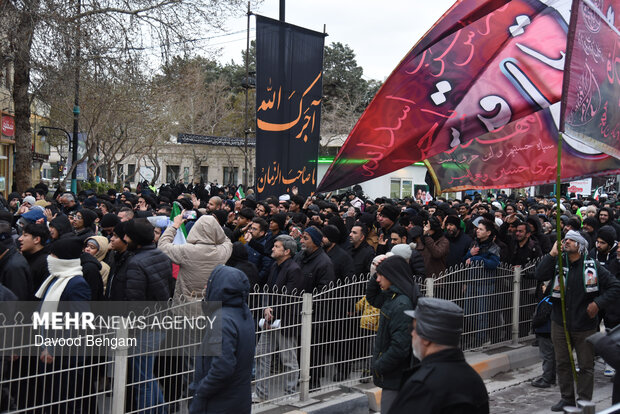 دسته عزاداران علوی در مشهد