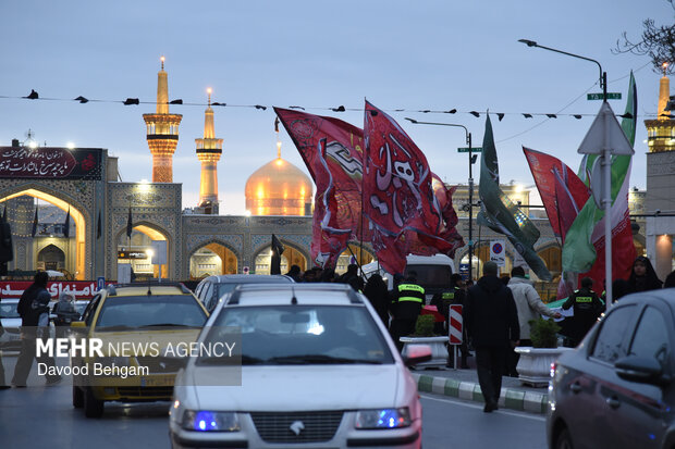 دسته عزاداران علوی در مشهد