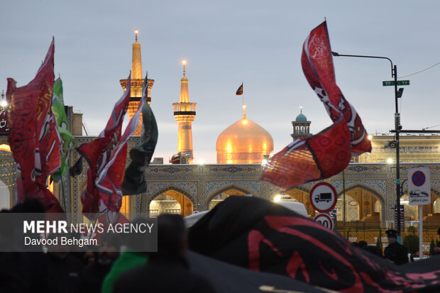 دسته عزاداران علوی در مشهد