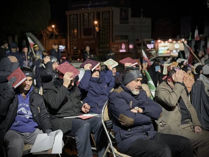 حضور میدانی مردم سنندج در شب های قدر