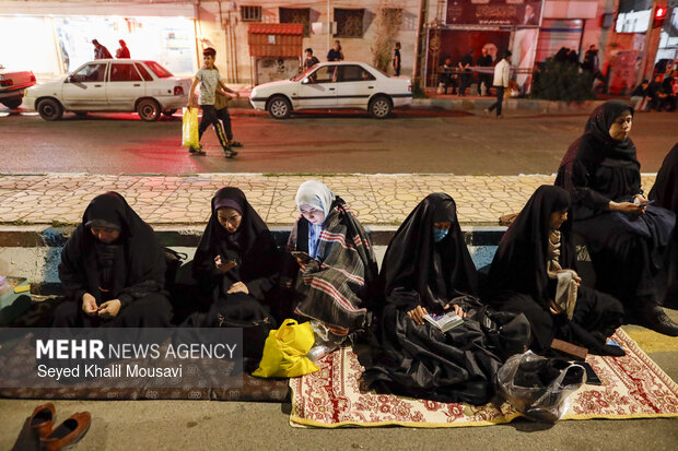 احیای شب بیست و سوم ماه مبارک رمضان در اهواز