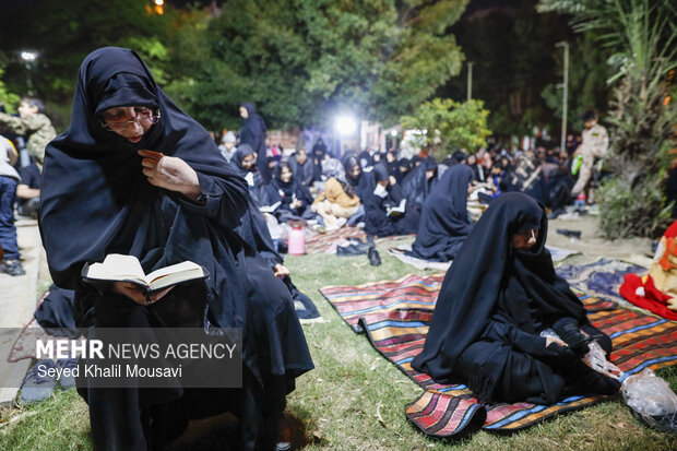 احیای شب بیست و سوم ماه مبارک رمضان در اهواز