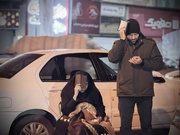 حضور مردم در مراسم لیالی قدر میدان آزادی سنندج