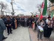 سنندج در انتظار آغاز راهپیمایی روز قدس؛ حضور مردم در میدان آزادی