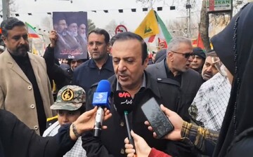 حضور پرشور مردم قزوین نشان دهنده عزم مردم در حمایت از رهبری است