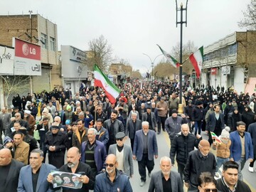 لبیک یا خامنه ای همزمان با روز قدس در کاشمر 