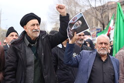 برگزاری مراسم روز قدس در روستاهای اطراف کاشان