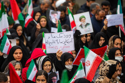 راهپیمایی مردم «هامون» در روز جهانی قدس