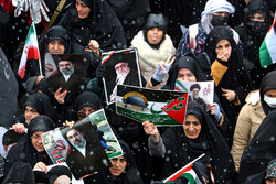 ہمدان میں یوم القدس کی ریلی، عوام کی بھرپور شرکت