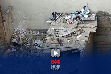 گزارش خبرنگار مهر از حمله صهیونی_آمریکایی به محله جوادیه تهران