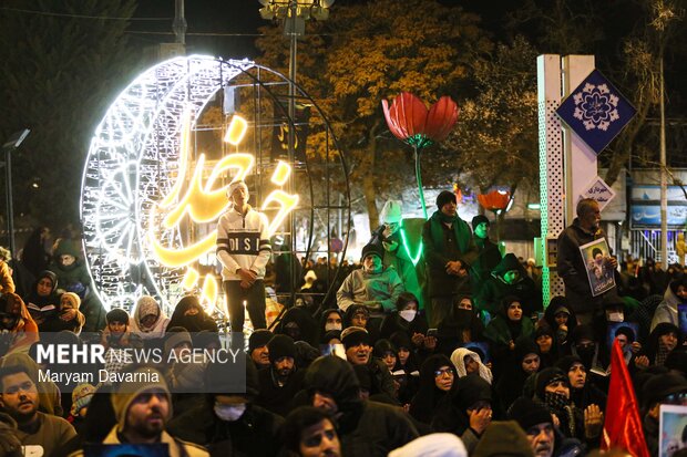 احیای شب بیست و سوم ماه مبارک رمضان در بجنورد