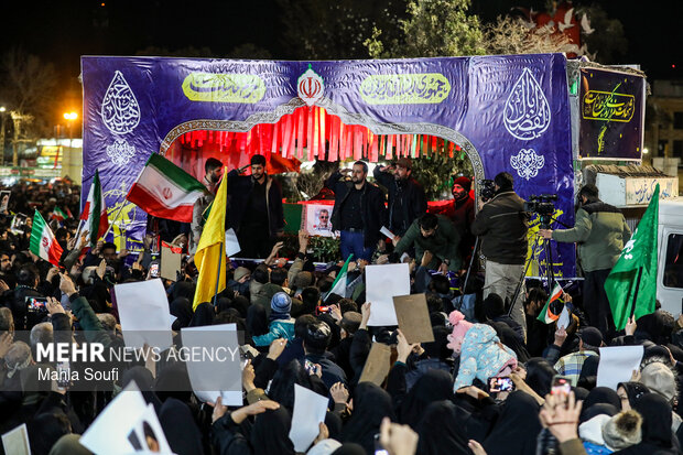 سومین شب قدر و وداع با سپهبد شهید «محمد پاکپور» در اراک