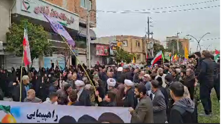گام اول راهپیمایی روز قدس در میاندورود
