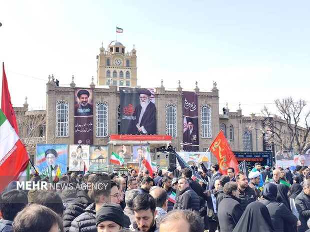 راهپیمایی روز جهانی قدس در تبریز آغاز شد