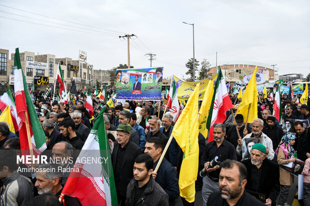 راهپیمایی روز قدس در بیرجند