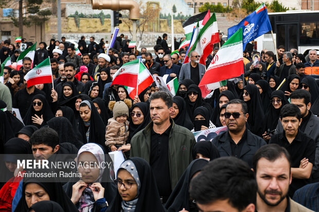 راهپیمایی روز قدس در بیرجند
