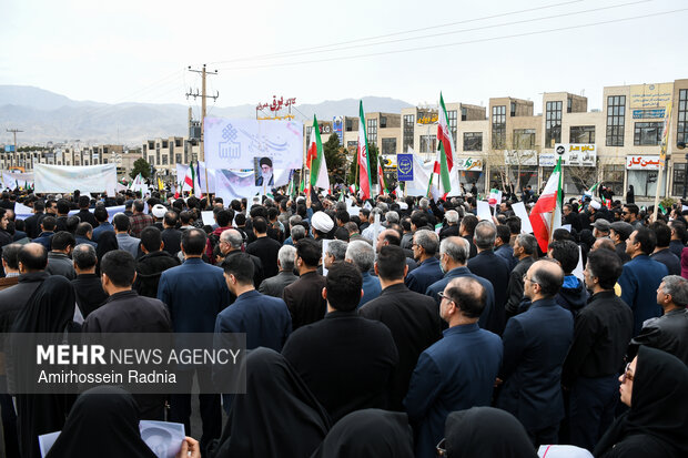 راهپیمایی روز قدس در بیرجند