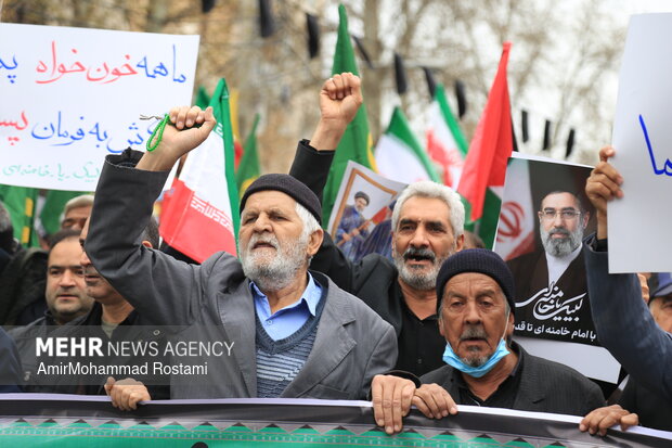 راهپیمایی روز قدس در ورامین