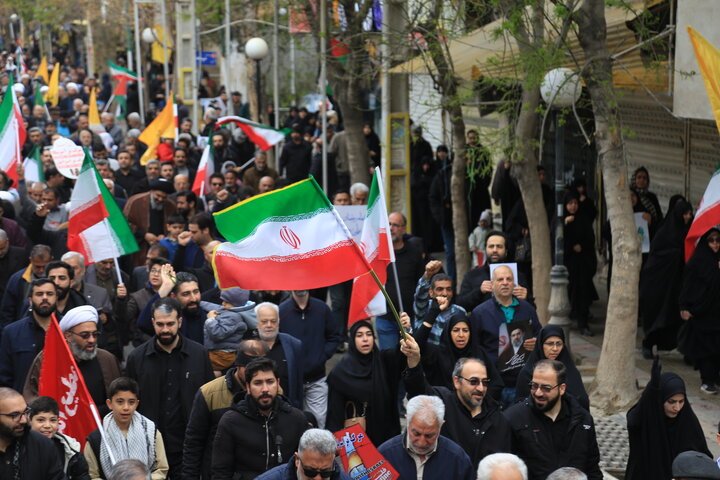 راهپیمایی روز قدس در ورامین