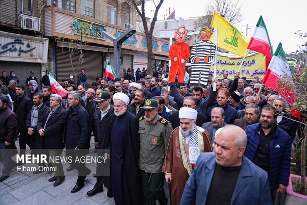 راهپیمایی روز جهانی قدس در شهر سنندج