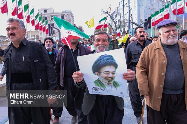 راهپیمایی روز جهانی قدس در شهر سنندج