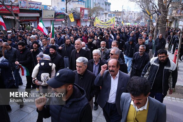 راهپیمایی روز جهانی قدس در شهر سنندج