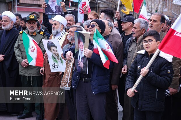 راهپیمایی روز جهانی قدس در شهر سنندج