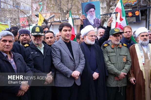 راهپیمایی روز جهانی قدس در شهر سنندج