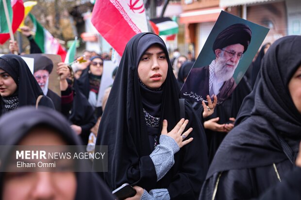 راهپیمایی روز جهانی قدس در شهر سنندج