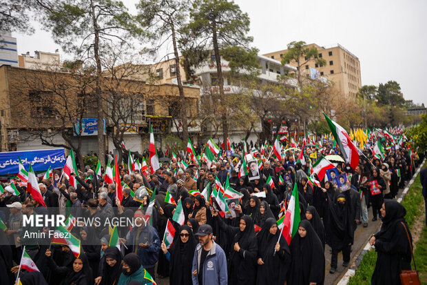 راهپیمایی روز جهانی قدس در شیراز