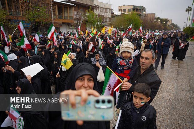 راهپیمایی روز جهانی قدس در شیراز