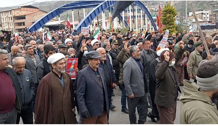 راهپیمایی روز قدس در زیرآب