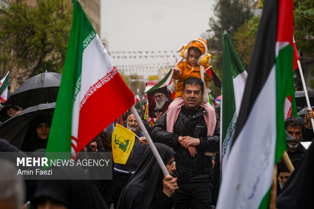 راهپیمایی روز جهانی قدس در شیراز