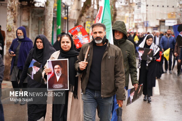 راهپیمایی روز قدس در یاسوج