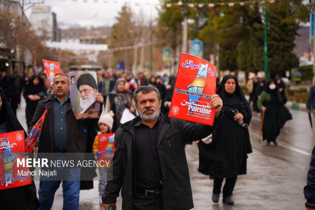 راهپیمایی روز قدس در یاسوج