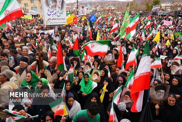 راهپیمایی روز قدس در یاسوج