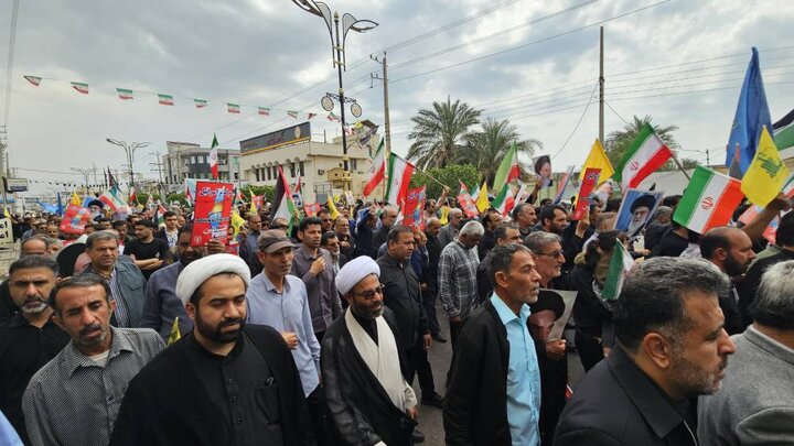 راهپیمایی باشکوه روز قدس در «دیر»؛ تجلی وحدت و ایستادگی مردم