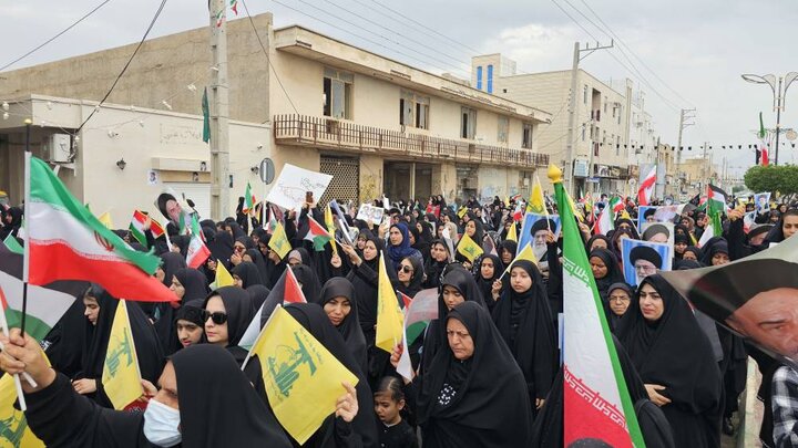 راهپیمایی باشکوه روز قدس در «دیر»؛ تجلی وحدت و ایستادگی مردم