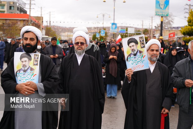 راهپیمایی روز قدس در یاسوج