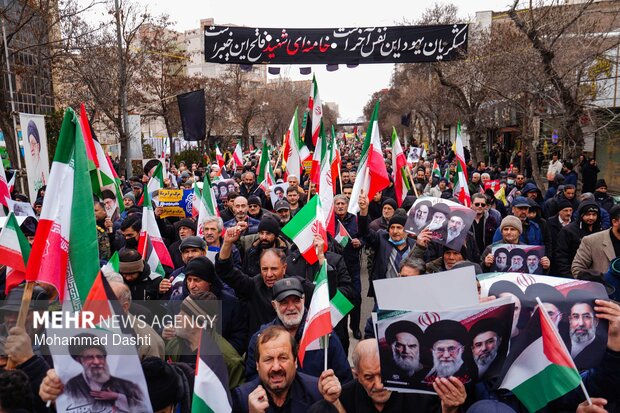 راهپیمایی روز قدس در اردبیل