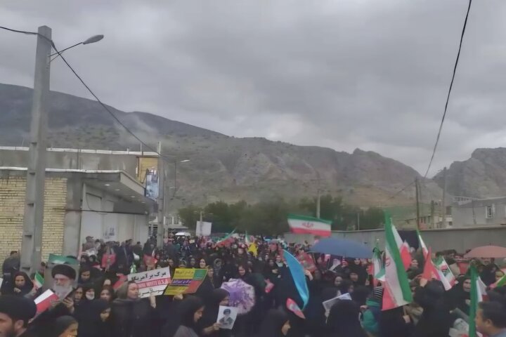 خروش لنده ای ها در راهپیمایی روز جهانی قدس