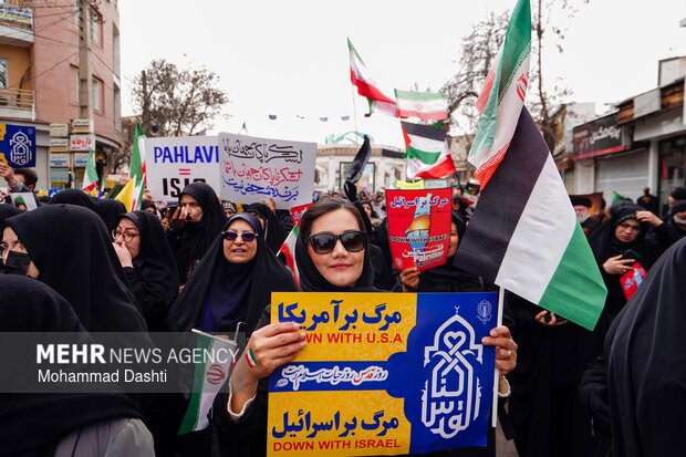 راهپیمایی روز قدس در اردبیل