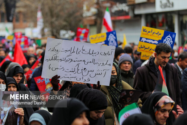 راهپیمایی روز قدس در اردبیل