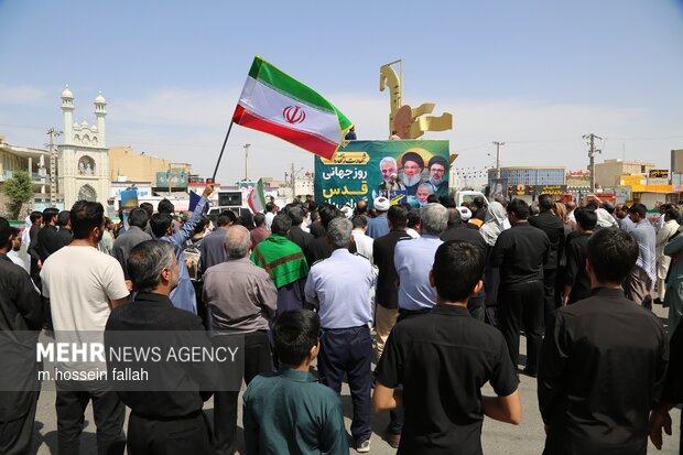 راهپیمایی قدس 1404 در ایرانشهر