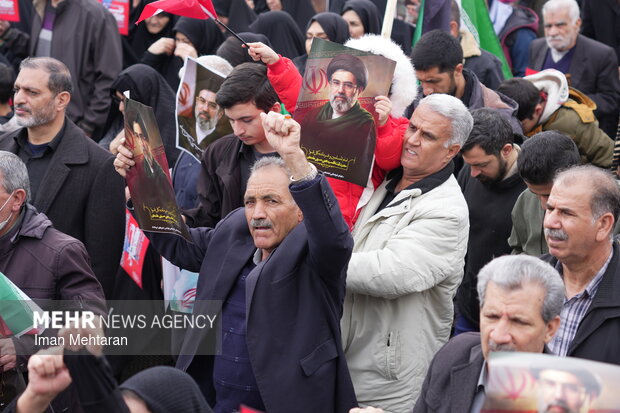 حضور با شکوه مردم کرمانشاه در روز قدس
