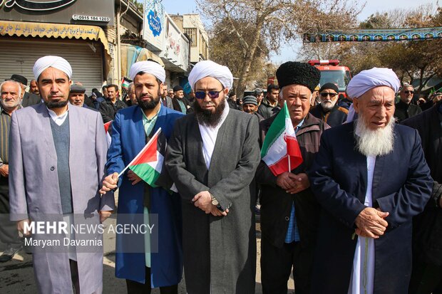 راهپیمایی روز قدس در بجنورد